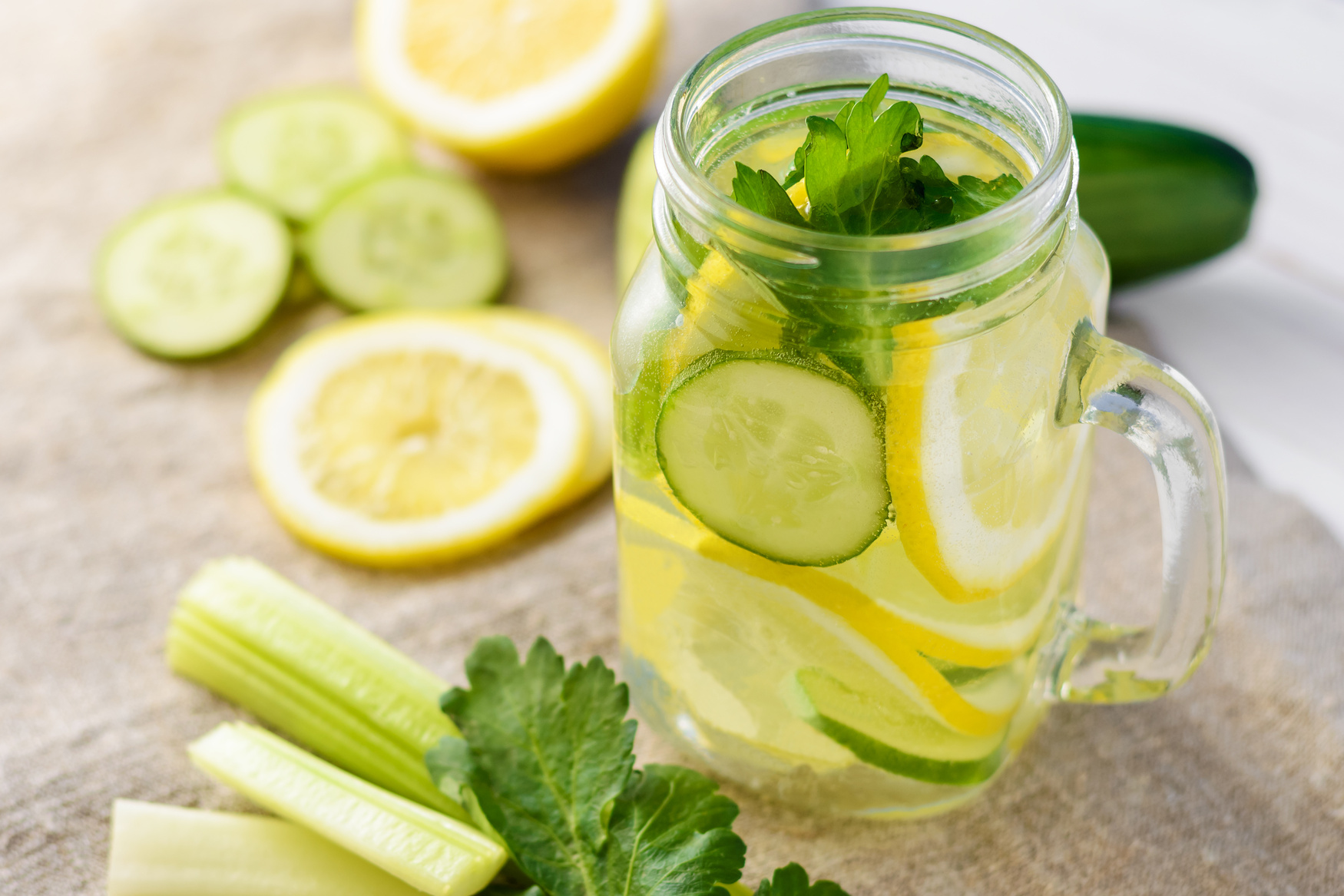 Glass of Detox Water 